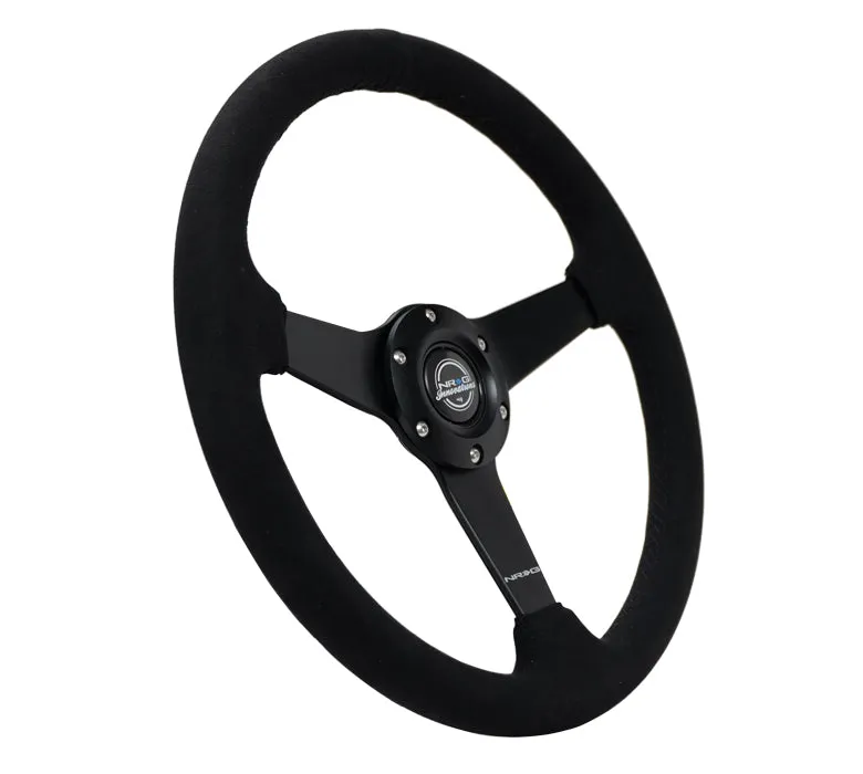 Steering Wheel 350mm 1.5 in Dish Black Alcantara product image