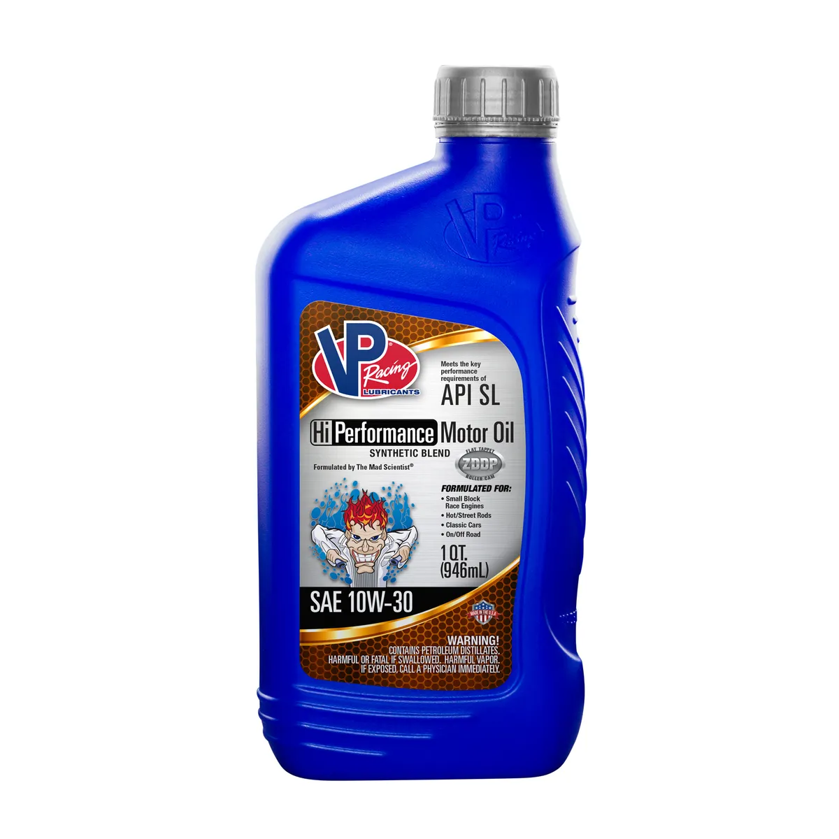 VP Racing Fuels 2955 VP SYN Blend 10W-30 Hi-Performance Motor Oil Qt product image