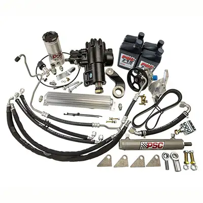 PSC Motor Sports 1218 Wrangler 3.6l Pentastar Engine Cylinder Assist Steering Kit w/ The Big Bore xd Steering Gear