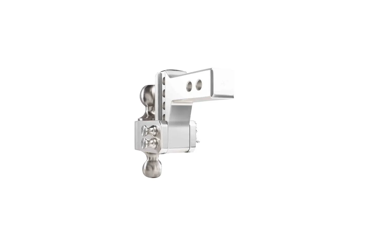 2.0" Aluminum Medium Duty Hitch 2" Drop/Rise w/ Stainless Steel Dual Ball product image