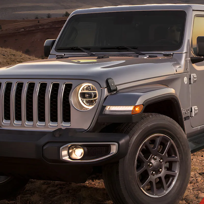 ABS Hood Latch Kit Anti-Theft for Jeep Wrangler JK JL and Gladiator JT product image