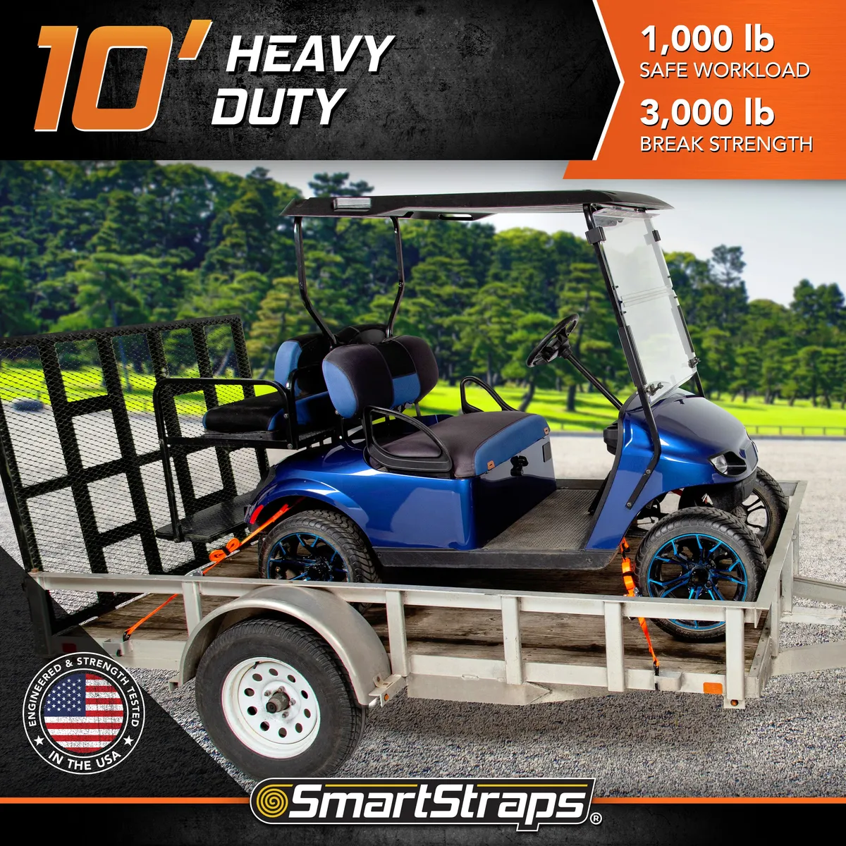 14ft 3000lb Ratchetx Ratchet Tie Down 4 pk Orange product image