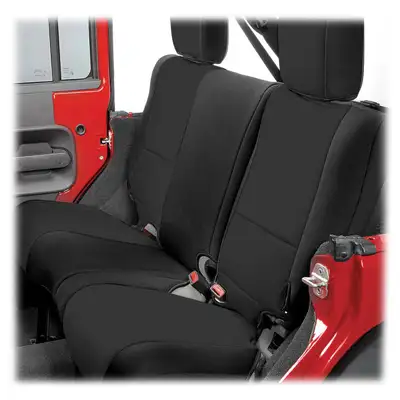 Rugged Ridge Seat Cover Rear Neoprene Black; 0718 Jeep Wrangler Jk