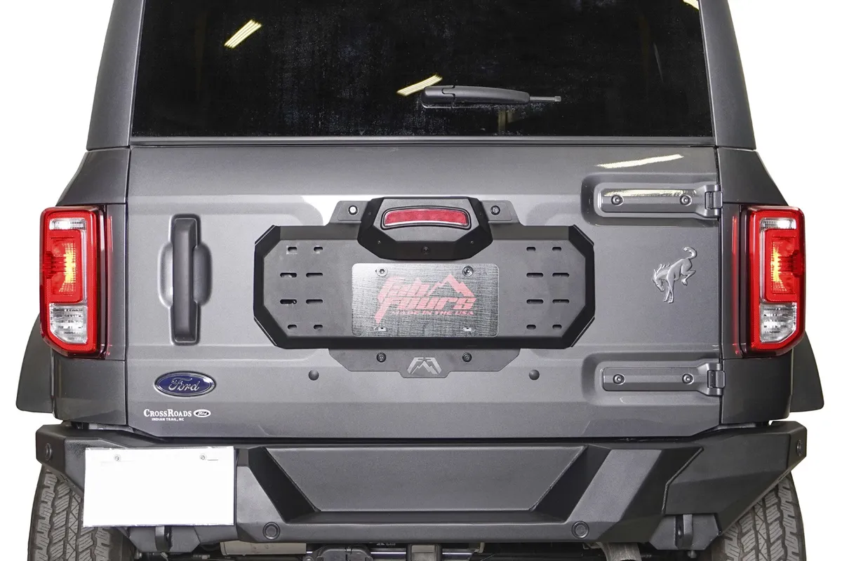 Spare Tire Delete; 2 Stage Black Powder Coated; product image