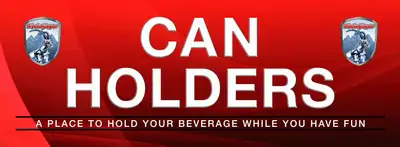 Steinjager Header Sign 18.375 inches wide x 5.5 inches high Can Holders