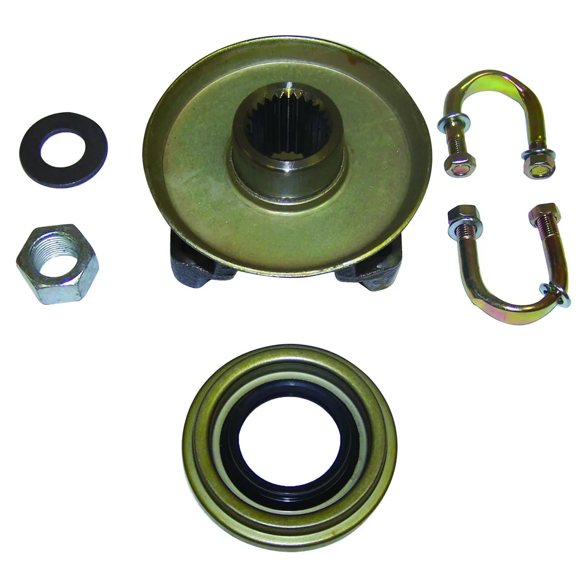 Crown Automotive Jeep Replacement Yoke Kit 1987-1995 YJ Wrangler w/ Dana 30 Front Axle;1987-1995 YJ Wrangler (KDX) w/ Dana 44 Rear Axle;1997-2006 TJ Wrangler w/ Dana 30 Front Axle;1997-2006 TJ Wrangler w/ Dana 44 Rear Axle w/o Rubicon Package;1976-1986 CJ-5 w/ Dana 30 Front Axle;1976