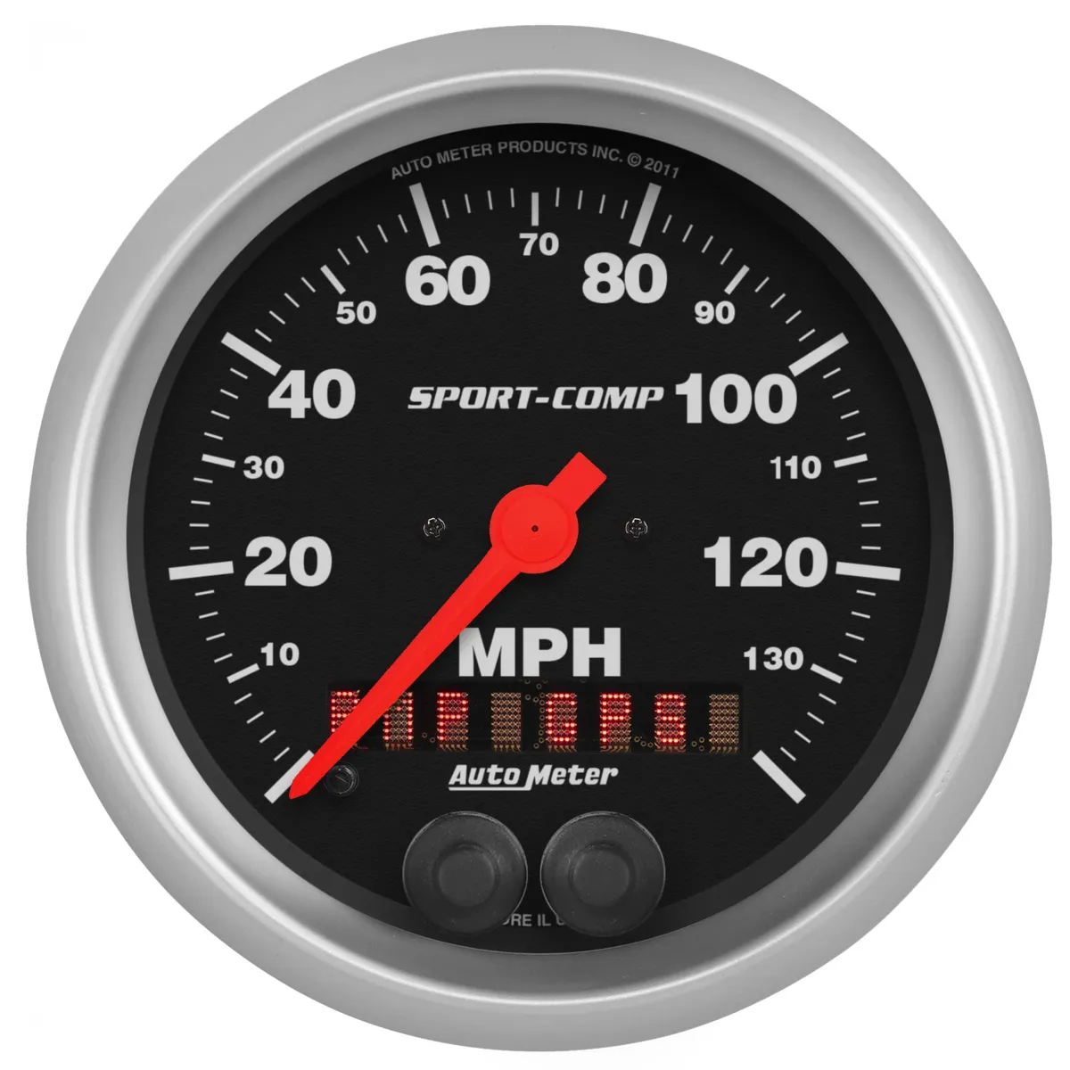 Gauge, Speedometer, 3 3/8", 140mph, GPS, Sport-Comp product image