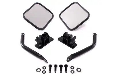Rugged Ridge Rugged Ridge Quick Release Mirrors - Jeep Wrangler TJ/JK 1997-2018