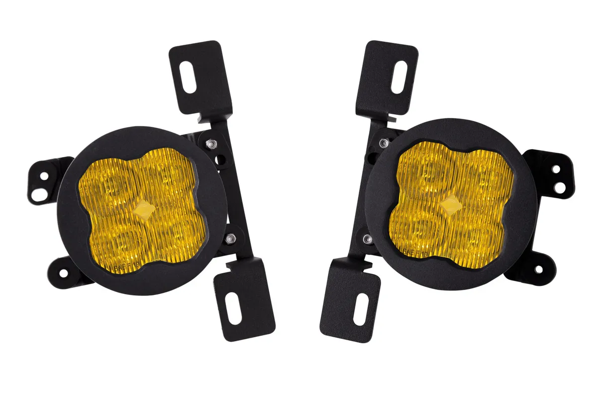 Diode Dynamics SS3 Pro Type MR Fog Light Kit, ABL Yellow - SAE Fog - JT/JL/JK product image