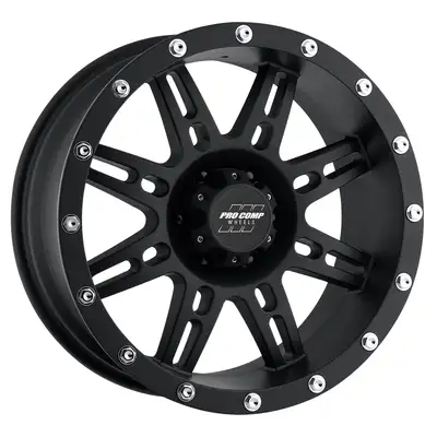 Pro Comp Pro Comp 7031-7936 Stryker Matte Black 17x9 6x135 4.75BS Offset -6mm Cap P/N 703165500