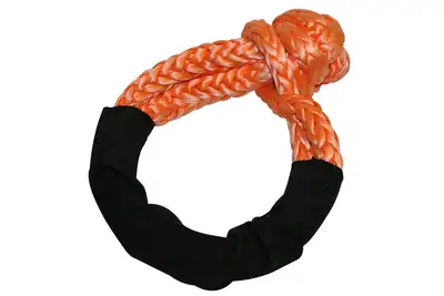 Bulldog Winch 5/8 Inch Rope Shackle 61.7k LB BS Orange Bulldog Winch