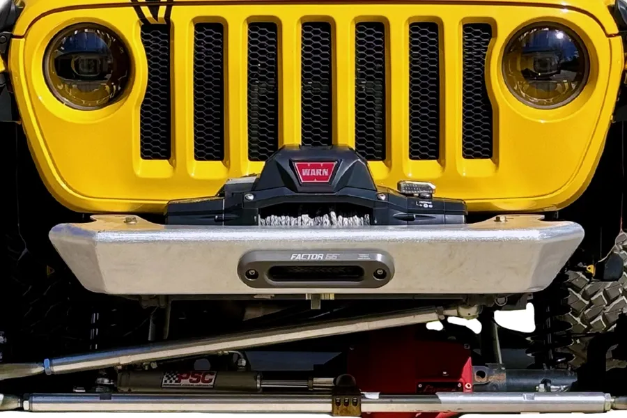 18c Wrangler Legacy Front Bumper Witho Hoop Raw product image