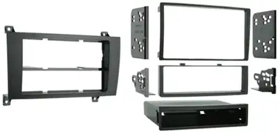Metra Electronics Turbokits; Radio Installation Kit; Incl. Instructions/Hardware/Storage Pocket; For Double Din or Two Single Din; Recessed Din Mount; High-Grade ABS Plastic;
