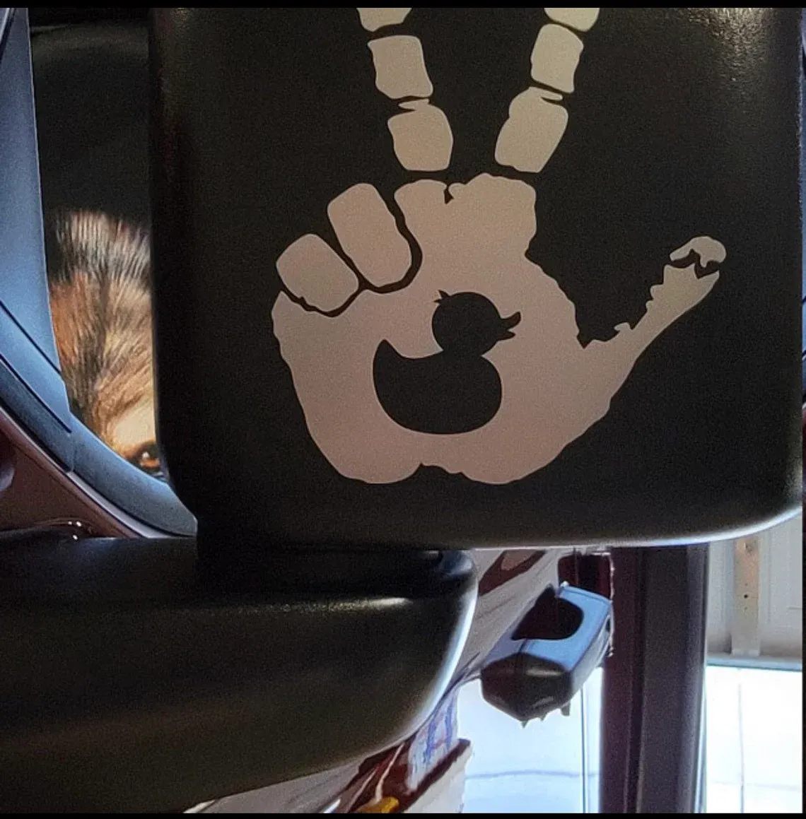 Hect Creations Rubber Duck Hand Wave Decal Set for Jeep Mirrors product image