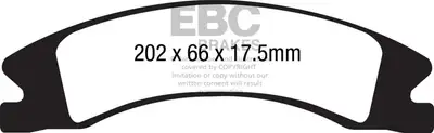 EBC Brakes S8 Kits Orangestuff and GD Rotors; Front; FMSI Pad No. D1565; Vented; 6 Bolt Holes; 330mm Dia.; 55mm Height; 30mm Thick; 78.5mm Center Hole Dia.;