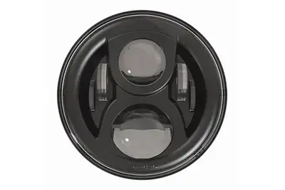 JW Speaker Corporation 8700 Model 1224v DOT LED High/Low Beam Headlight W/Black Inner Bezel Single Light