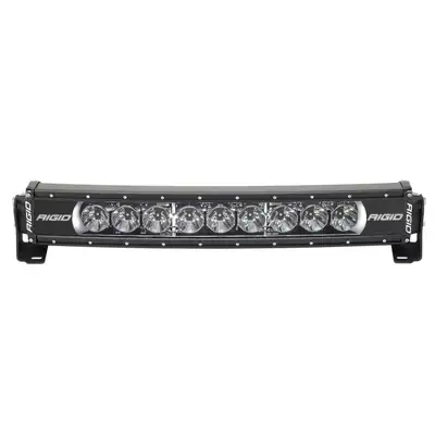 RIGID Industries The stylish versatility of the RIGID Radiance lighting family just got better with Radiance+Curved RBGW Light Bars. These bars are featured packed and provide the user with the ability to toggle between eight available backlight options.