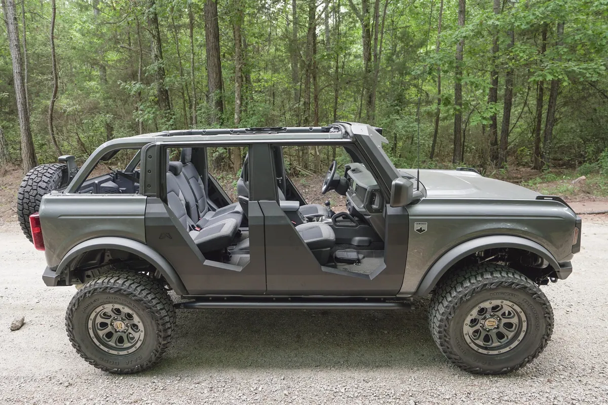 21c Bronco 4 Door Trail Doors Matte Black product image