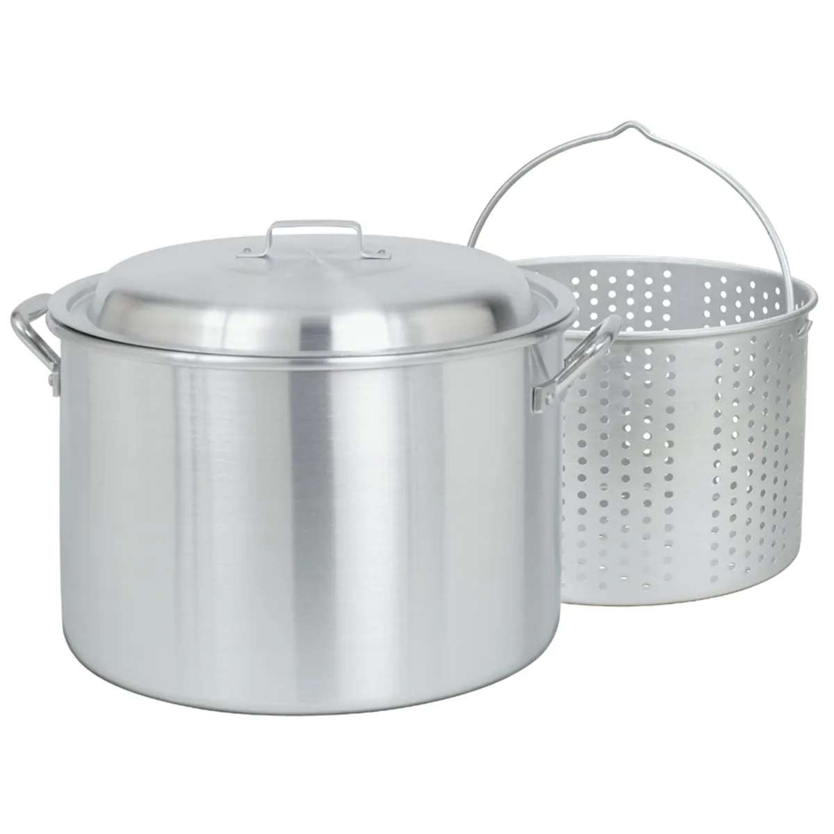 20-qt Aluminum Stockpot with Basket product image
