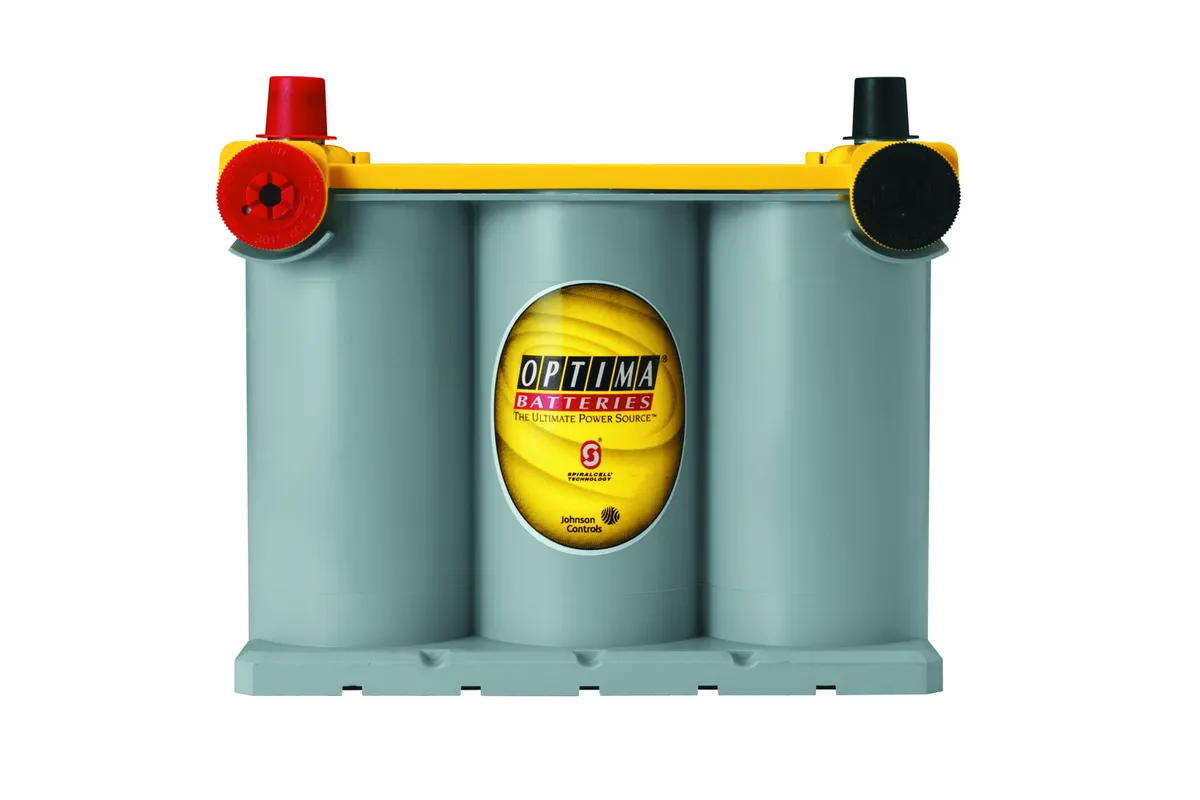 YellowTop® Deep Cycle Battery; UNBOXED; Grp. D75/25; Cold Crank Amp 620; Crank Amp 770; Reserve Cap. 100; Amp Hour 48; Dual Terminal; L-9 5/16 in.; W-6 13/16 in.; H-7 5/8 in.; product image