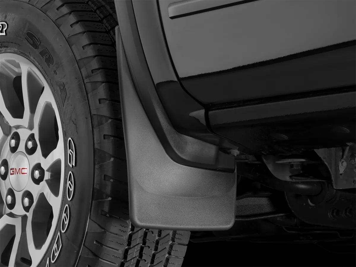 Black No Drill MudFlaps GMC Sierra/Sierra Denali 2014 + Fits 1500 models product image