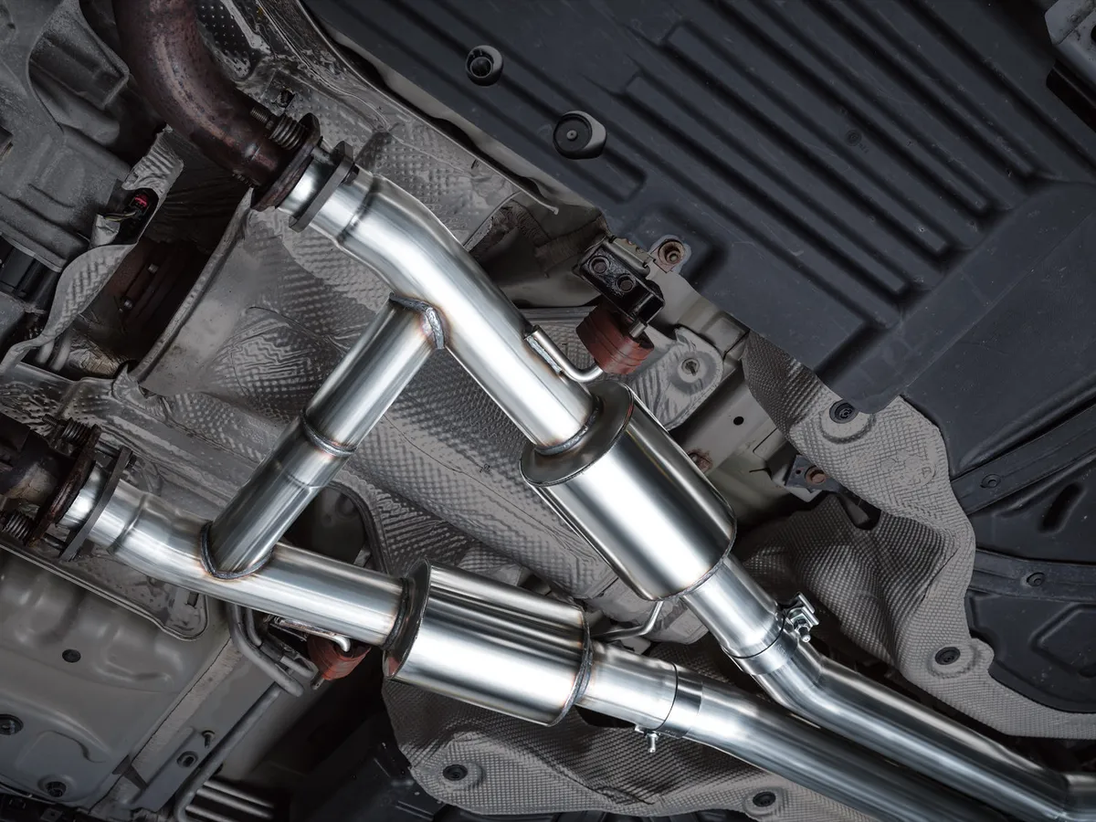 AWE Track Edition Exhaust for Dodge Durango 3.6 / 5.7 - Chrome Silver Tips product image