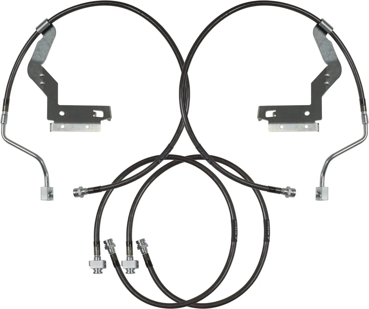 1722 F250 Super Duty Suspension Extended Braided Brake Lines Front product image