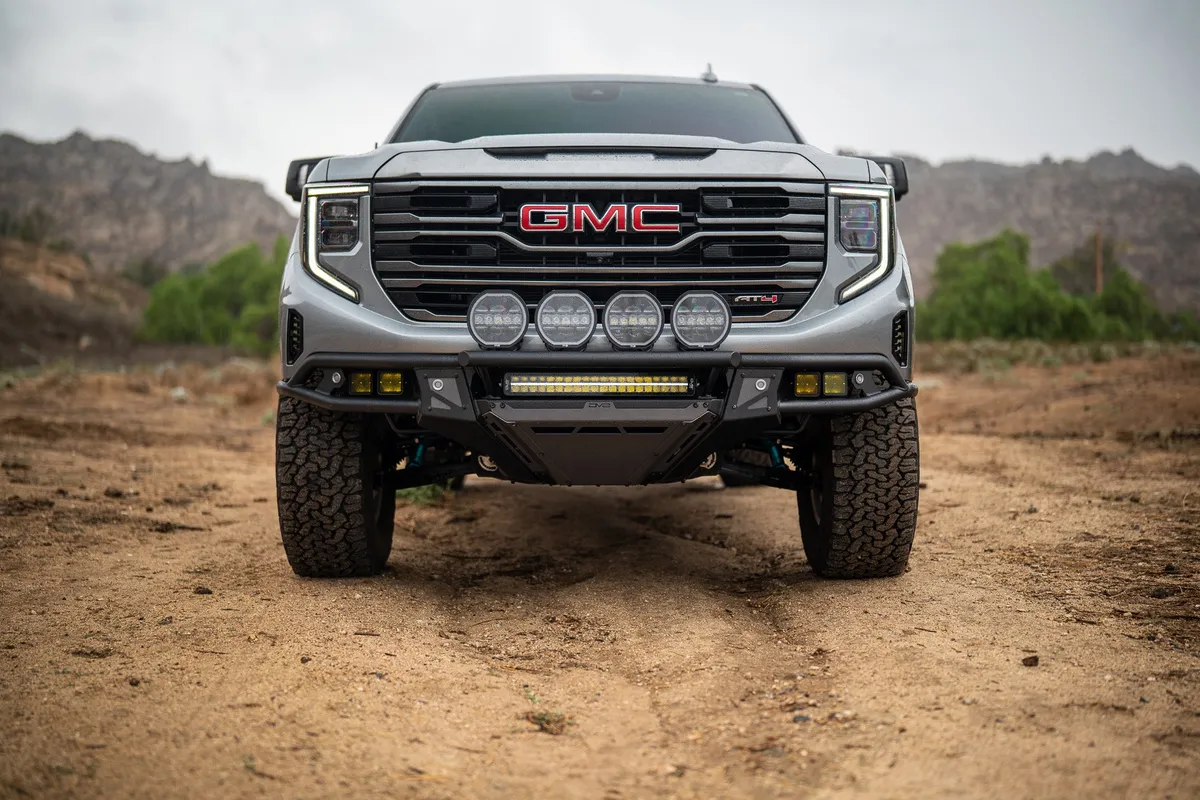 DV8 2022-2025 GMC Sierra 1500 Tube Front Bumper FBGC1-04 product image