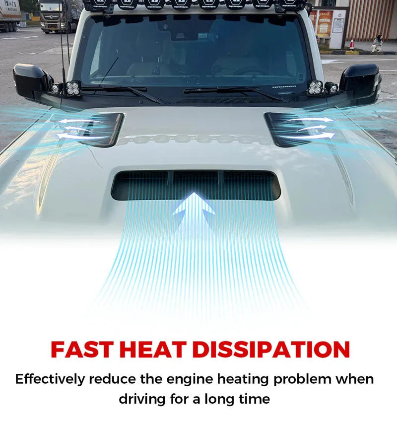 Unpainted Steel Vented Ford Bronco Hood product image