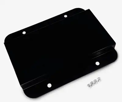 Steinjager Steinjäger Exterior Accessories Wrangler JK 2007-2018 License Plate Brackets Relocation Kit Black