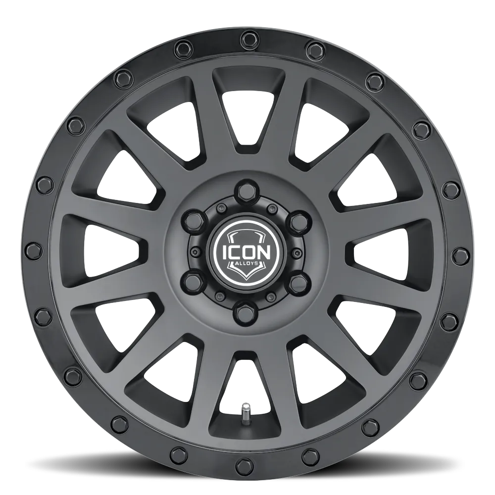 ICON Alloys Compression, Double Black, 18 x 9 / 6 x 135, 6mm Offset, 5.25" BS product image