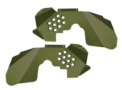 Steinjager Fenders 2007-2018 Inner Front, Fits Falcon Shocks Locas Green