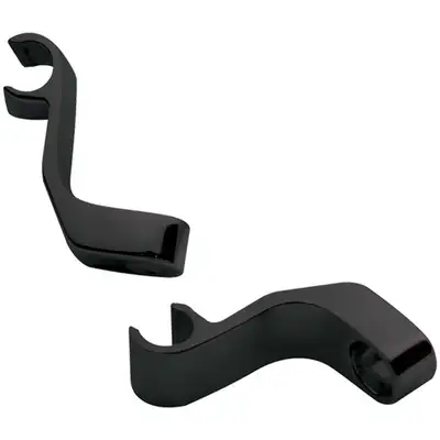 Billet Specialties 1 Wire Separator Valve Cover Mount Black Pair