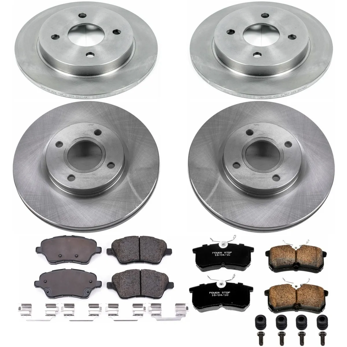 Z17 Direct Replacement Kit: Rotors; Ceramic Pads W/Hardware product image