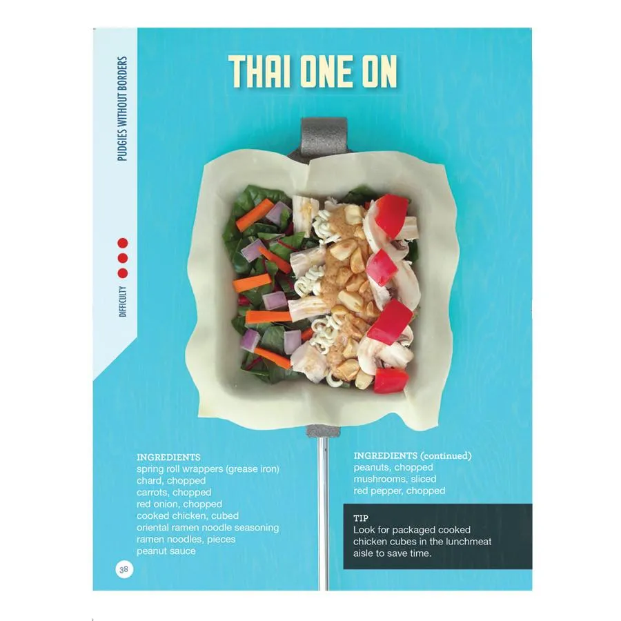 Pudgie Revolution! Pie Iron Cookin' For Food-Lovin' Campers Book, Rome Industries #2009 product image