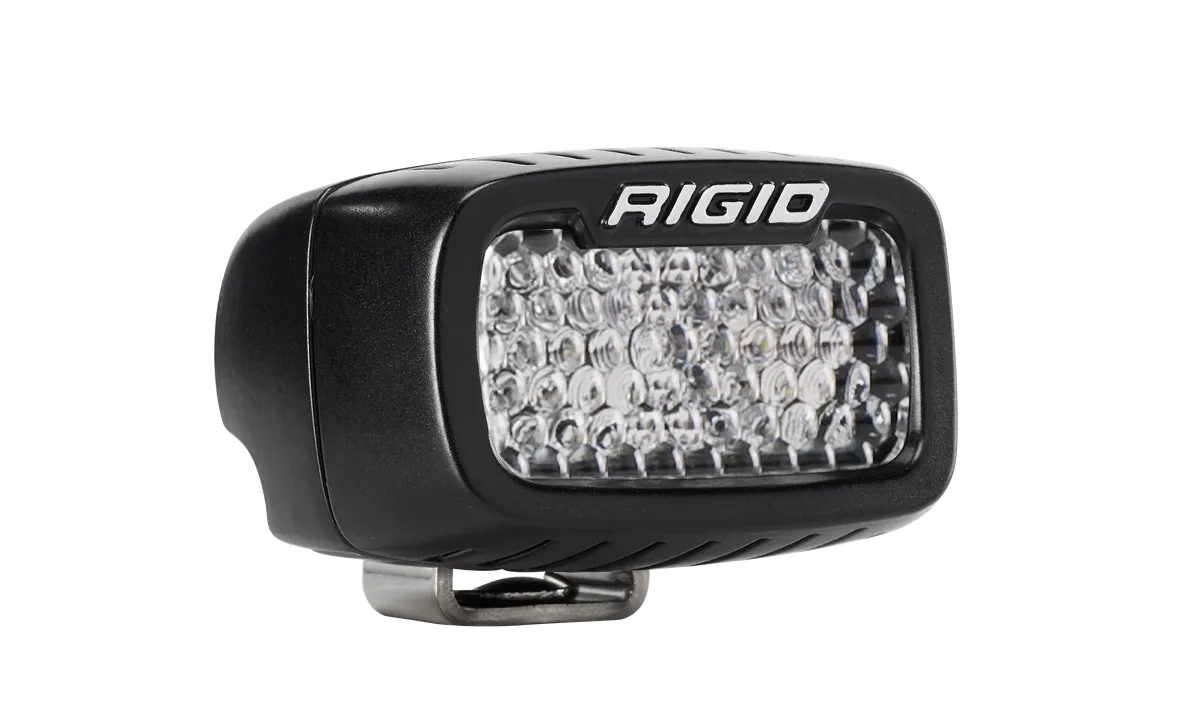 RIGID Industries 902513 SR-M Series PRO, Flood Diffused, Surface Mount, Black Housing, Single product image