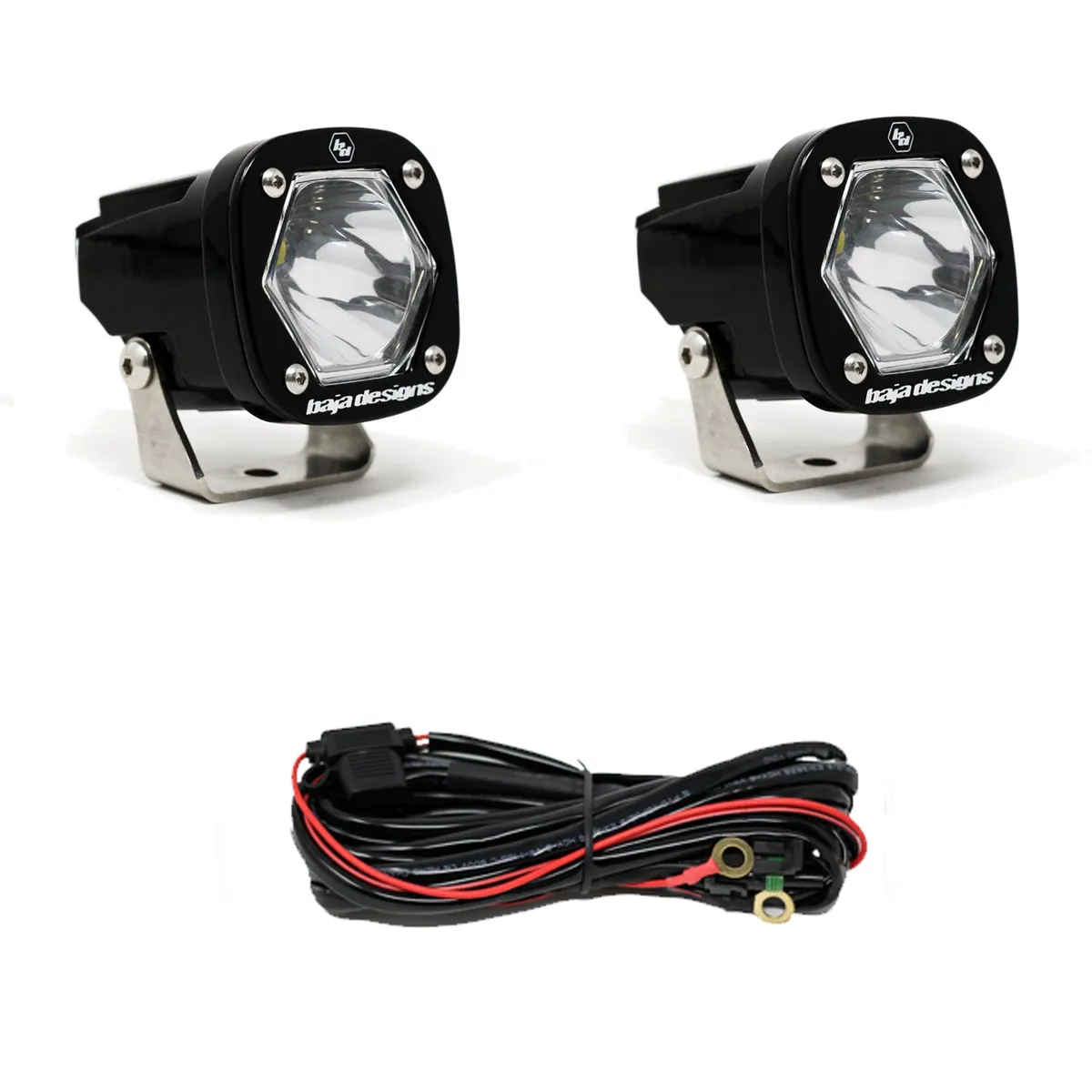 Baja Designs S1 Black LED Auxiliary Light Pod Pair - (Choose Color/Pattern) product image