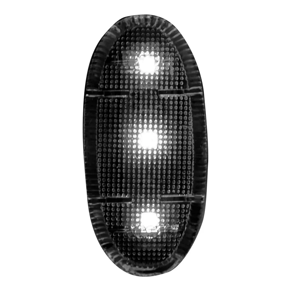11c F350/F450 Dually Fender Lenses (4 Pcset) White Lights Clear Lens W/Chrome t product image