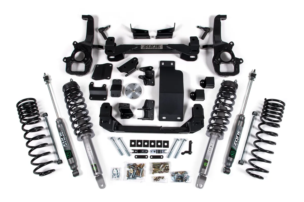 Zone Offroad 20-23 RAM 1500 4WD 4 Inch Front 3 Inch Rear Lift Kit Nwith Nitro Shocks Zone Offroad