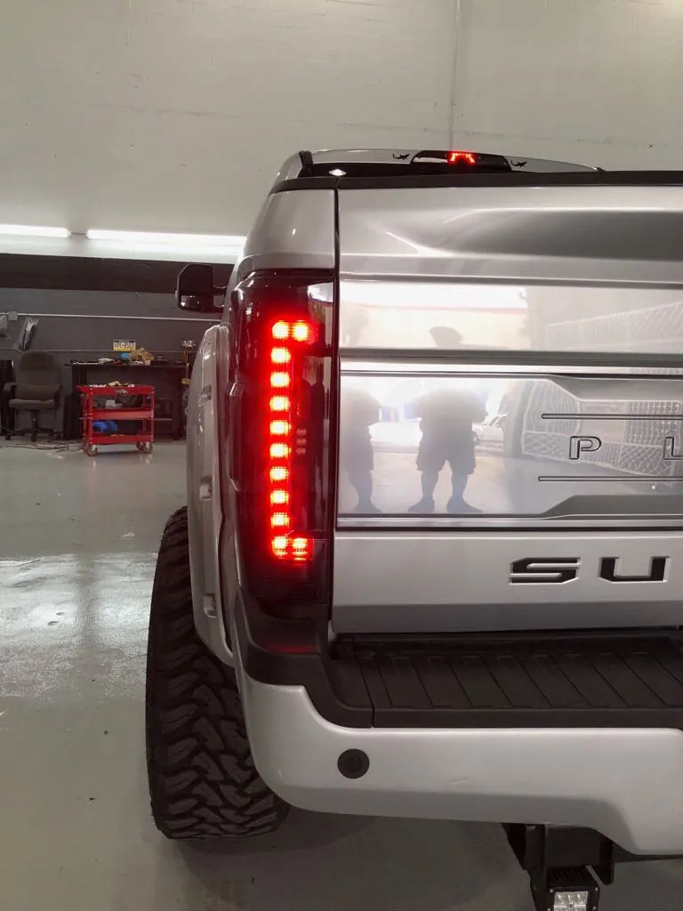Ford Superduty F250350450550 17-19 Replaces OEM LED Style Tail Lights With Blis Blind Spot Warning System Oled Tail product image