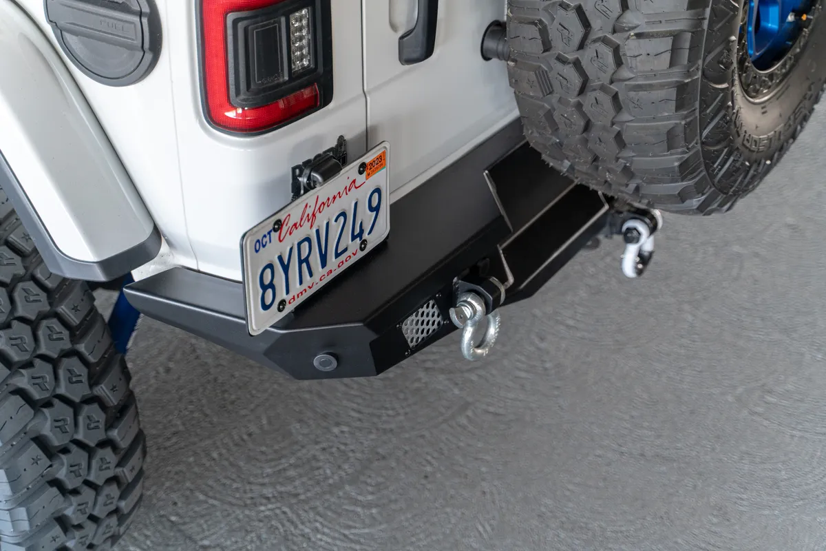 DV8 Offroad RBJL-13 Jeep Wrangler JL MTO Series Rear Bumper w/ Optional Tire Carrier product image