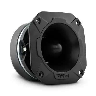 DS18 "DS18 - 4"" 500 Watt 1.5"" Alumin 4-Ohm Voice Coil Super Bullet Tweeter"