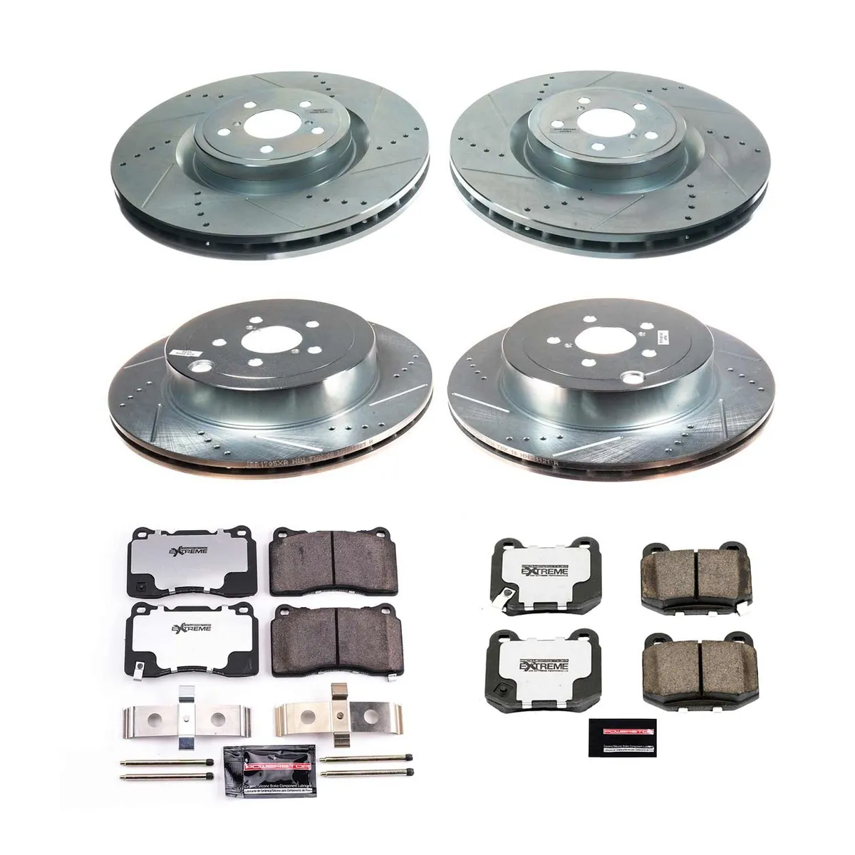 Z26 Street Warrior Upgrade Kit: Drilled/Slotted Rotors; Carbon-Fiber Ceramic Pads W/Hardware product image