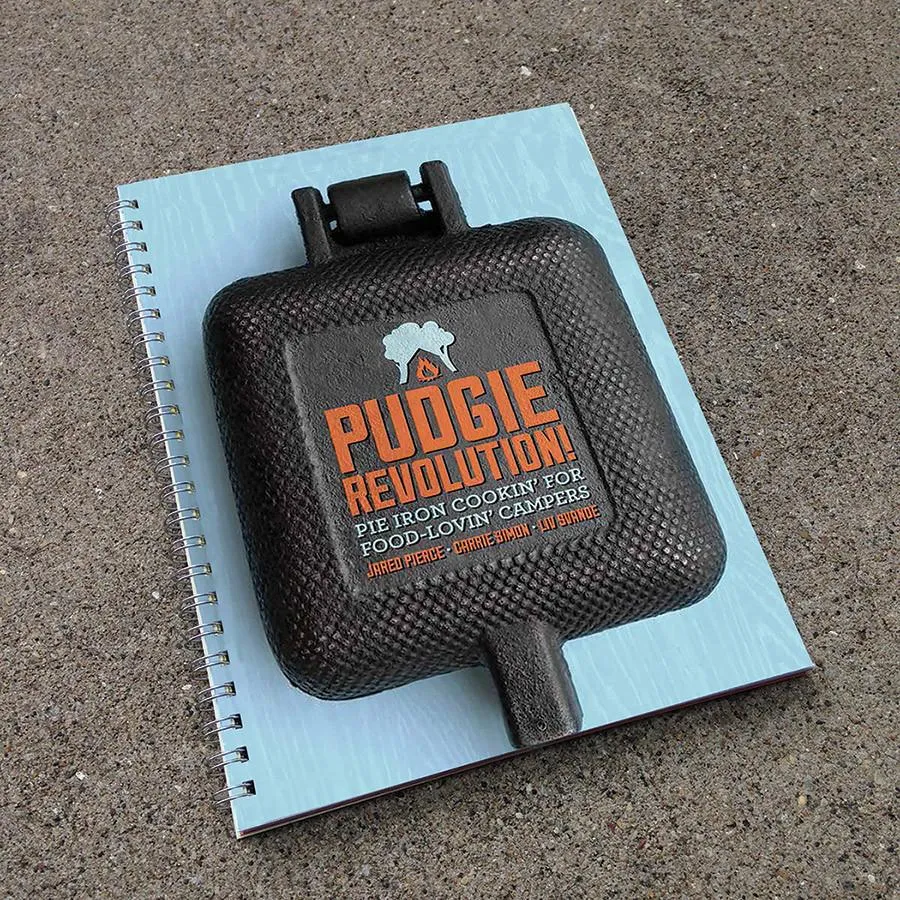 Pudgie Revolution! Pie Iron Cookin' For Food-Lovin' Campers Book, Rome Industries #2009 product image
