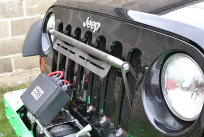 Steinjager Steinjäger Exterior Accessories Wrangler JK 2007-2018 Light Mounts Grill Brackets Bare Metal