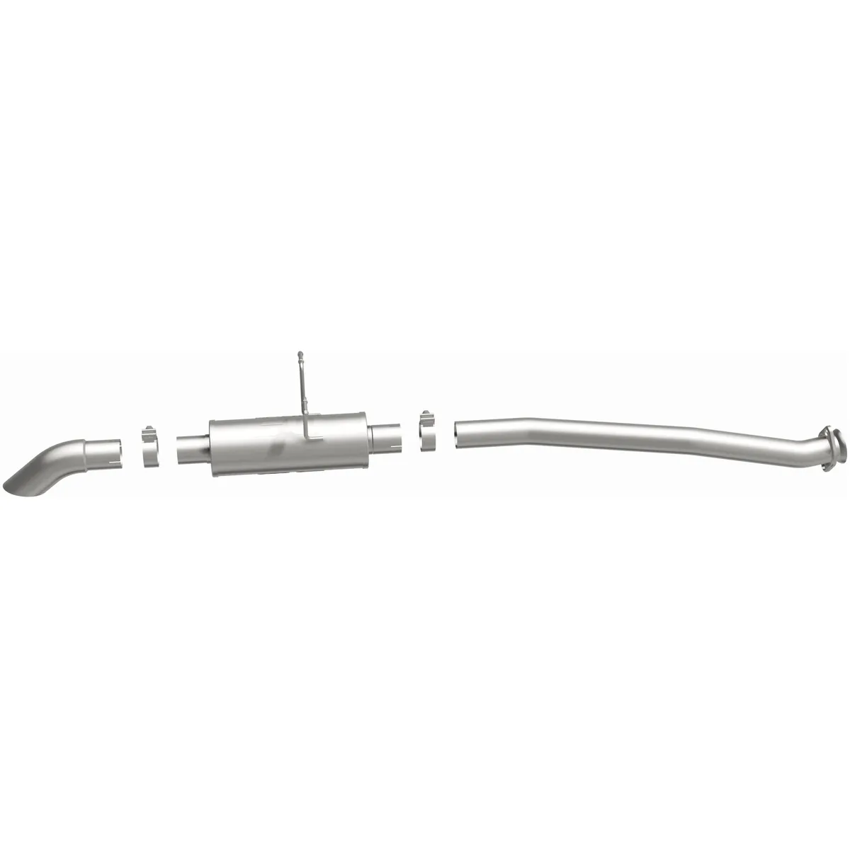 98-10 Ford Ranger EC/CC 3.0/4.0 Cat-Back System featuring 2.5in stainless steel piping and a 3in stainless steel Turn Down tip product image