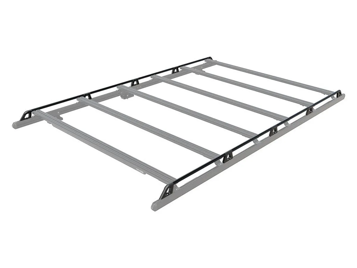 Slimpro Van Rack Kit; 2367mm Length; Incl. 8x Tubular Rails; 2 Cast LH/RH Drop Downs; 6 Mid-Joints; Installation Hardware; product image