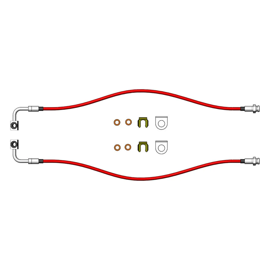Jeep Wrangler Front or Rear Brake Lines 2007-2018 JK Clayton Off Road product image