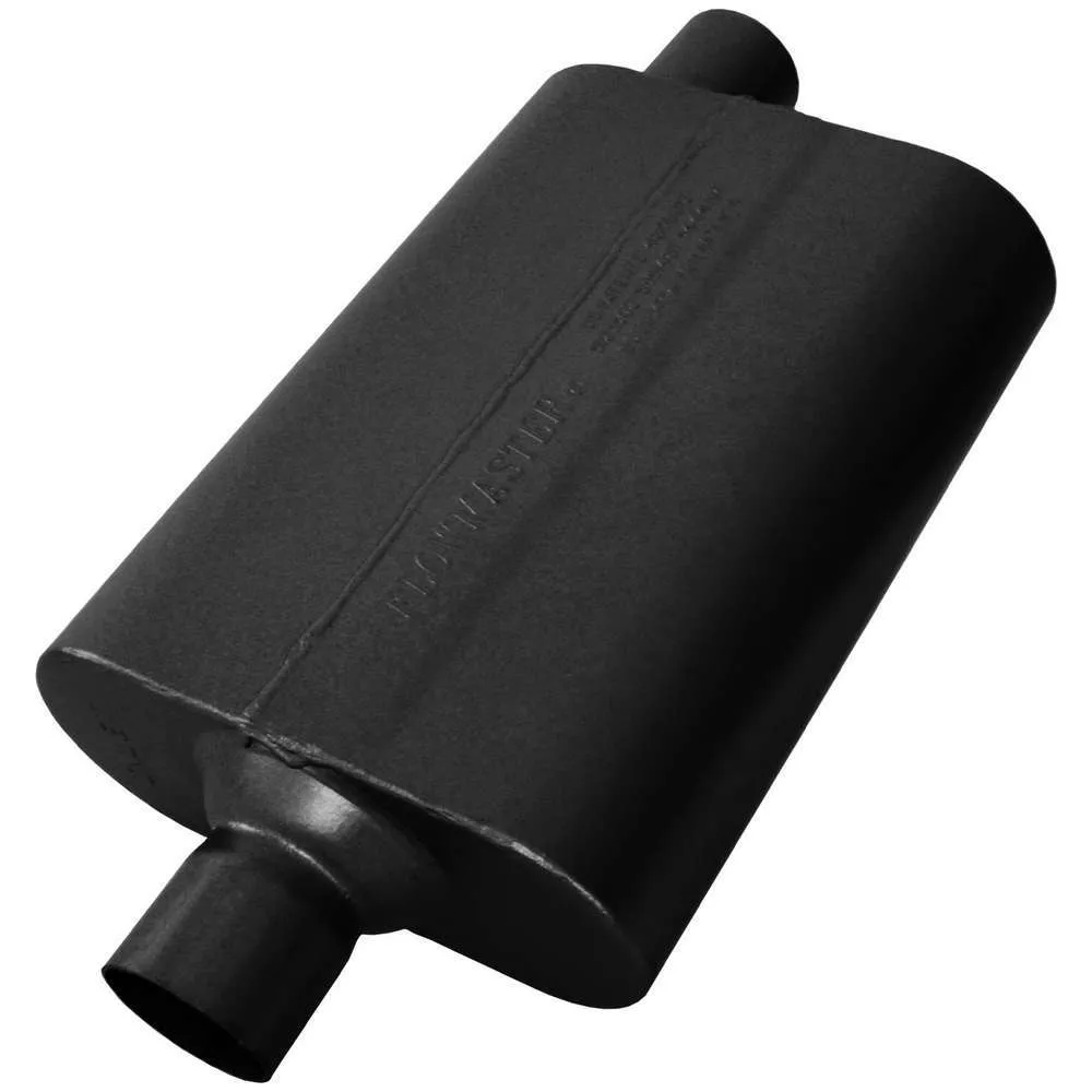 Flowmaster 50 Series Delta Flow Muffler 2.25in IN (C) / OUT (O): ea 409S Stainless Steel