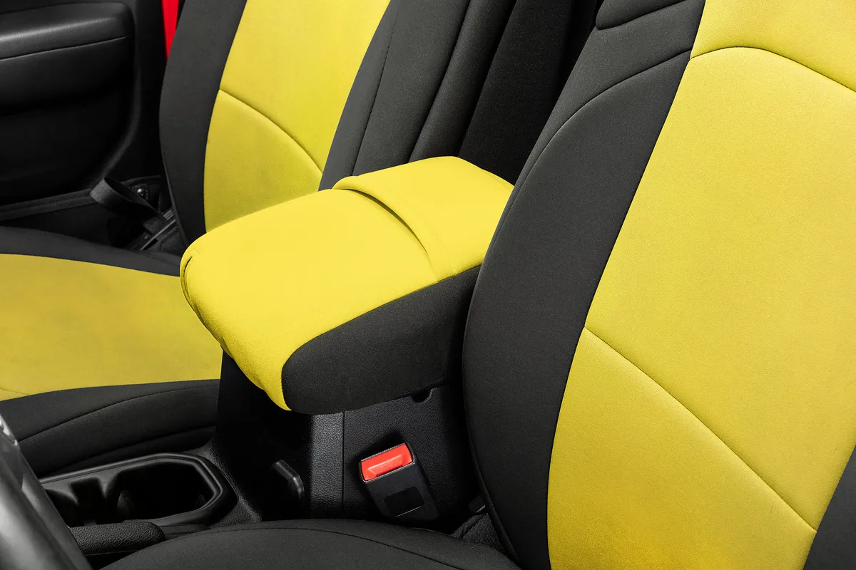Wrangler JL Console Cover for 18-20 Wrangler JL Yellow Neoprene Diver Down product image